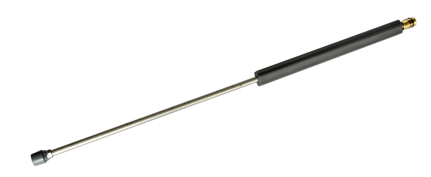 Single stainless steel lance with high pressure nozzle and rotating quick coupling (350 bar)