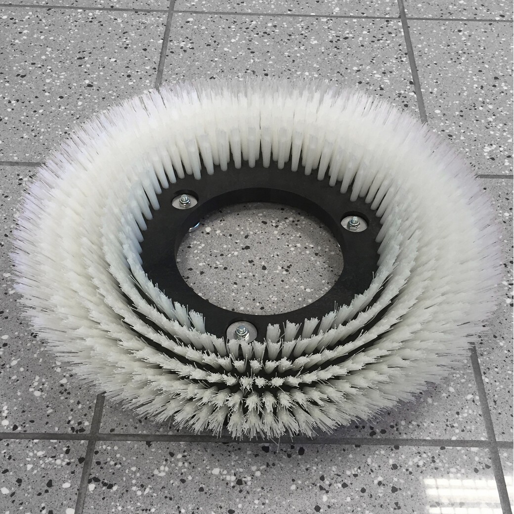 Exposed aggregate pavement brush Ø 380 mm