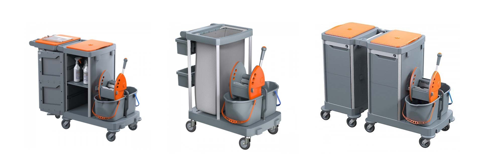 Multi Purpose cleaning Trolley