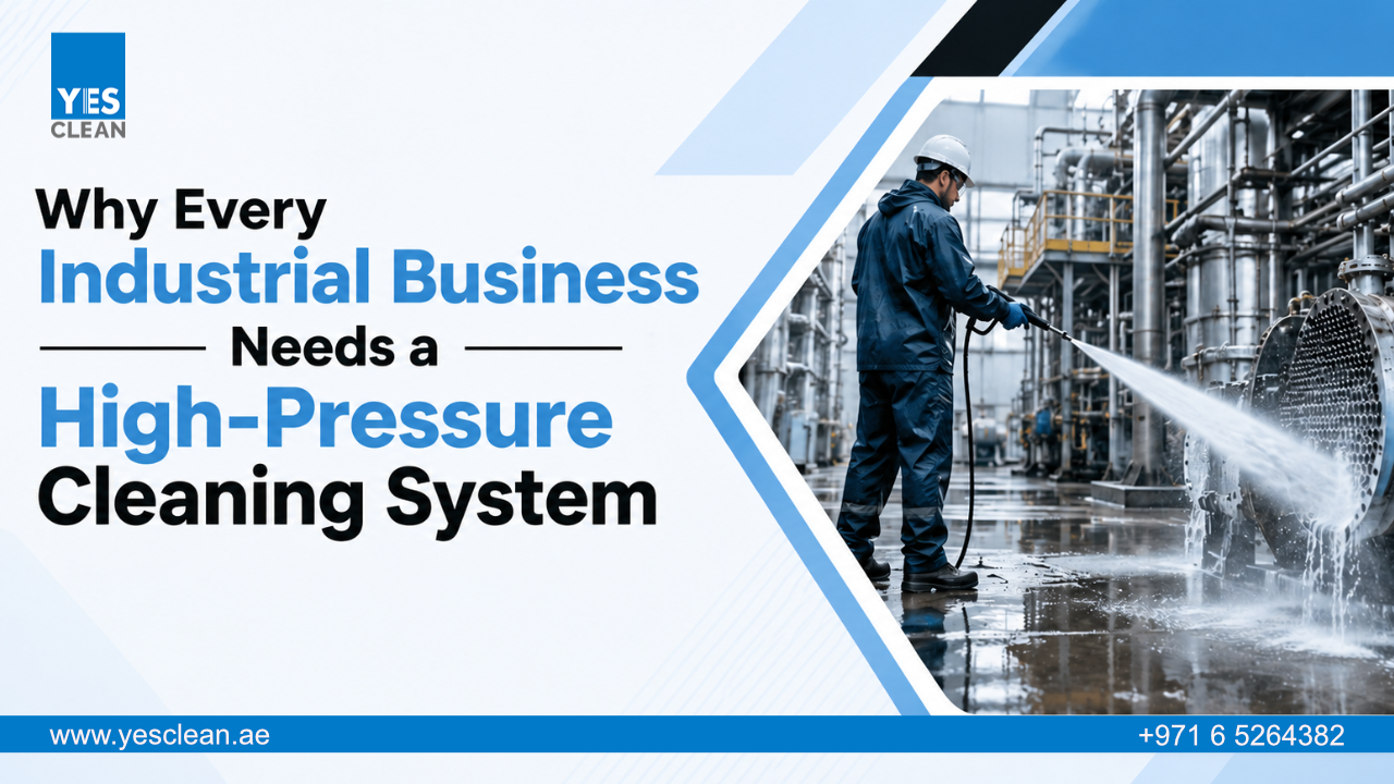 Why Every Industrial Business Needs a High-Pressure Cleaning System