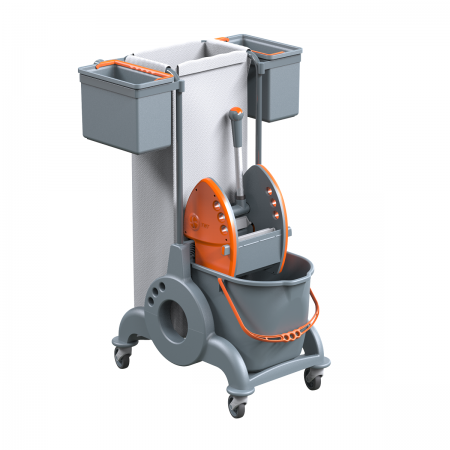 S02001T4 | GIOTTO TOP BIN 4- MOPPING TROLLEYS